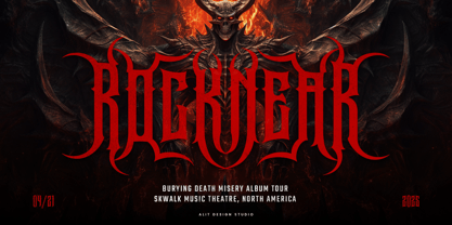 Darkson Font Poster 2