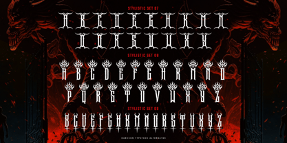 Darkson Font Poster 13