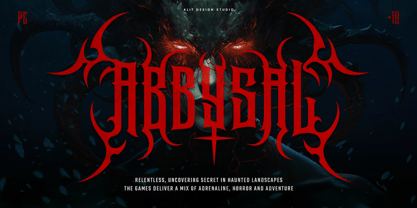 Darkson Font Poster 7