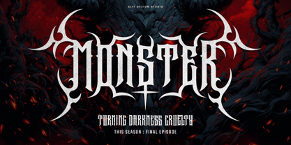 Darkson Font Poster 3