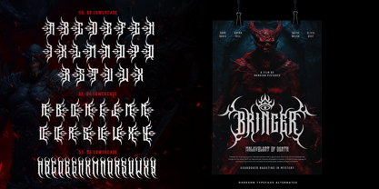 Darkson Font Poster 15