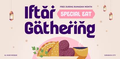Barca Ramadan Font Poster 7