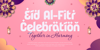 Barca Ramadan Font Poster 6