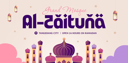 Barca Ramadan Font Poster 3