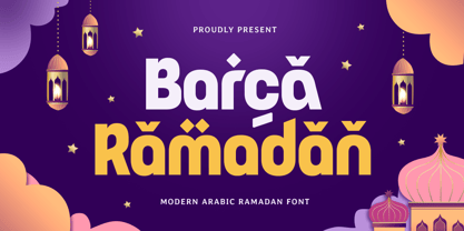 Barca Ramadan Font Poster 1