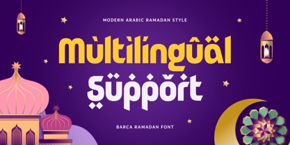Barca Ramadan Font Poster 12