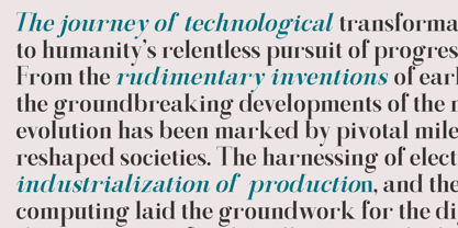 Gathena Serif Font Poster 11