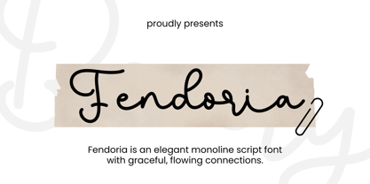 Fendoria Font Poster 1