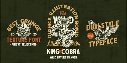 Dushick Font Poster 5