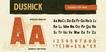 Dushick Font Poster 2