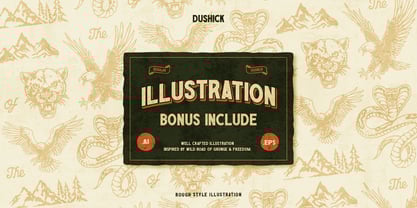 Dushick Font Poster 9