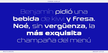 Fordek Font Poster 8