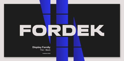 Fordek Font Poster 1