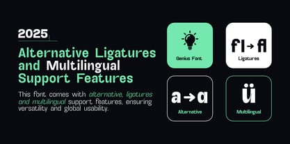 Ghyrome Font Poster 3