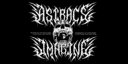 Morbion Necross Font Poster 5