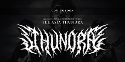 Morbion Necross Font Poster 4