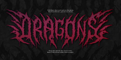Morbion Necross Font Poster 3