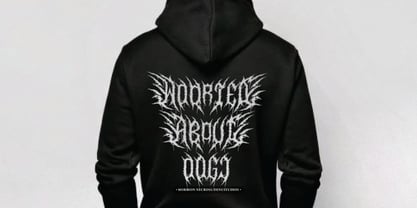 Morbion Necross Font Poster 9