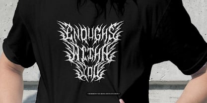 Morbion Necross Font Poster 7
