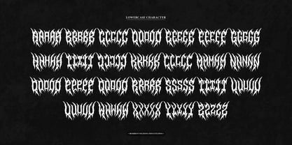 Morbion Necross Font Poster 12