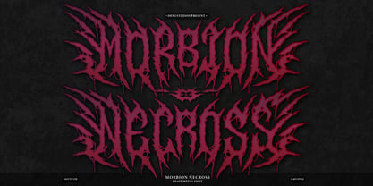 Morbion Necross Font Poster 1