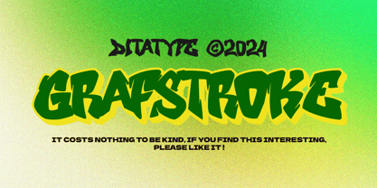 Grafstroke Font Poster 11