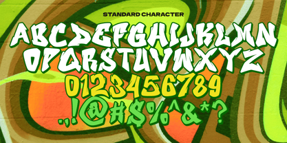 Grafstroke Font Poster 9