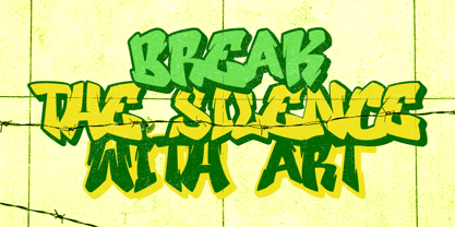 Grafstroke Font Poster 3