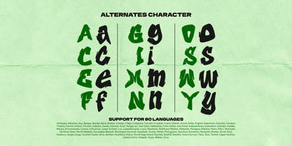 Grafstroke Font Poster 10