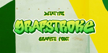 Grafstroke Font Poster 1