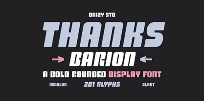 Barion Font Poster 10