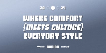 Barion Font Poster 5
