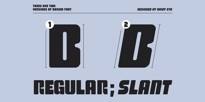 Barion Font Poster 3