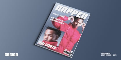 Barion Font Poster 8