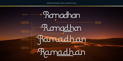 Alijaber Font Poster 5