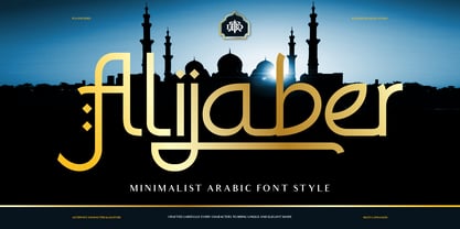 Alijaber Font Poster 1