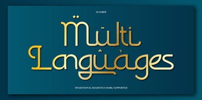 Alijaber Font Poster 8