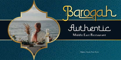 Alijaber Font Poster 7