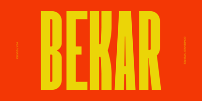 Bekar Font Poster 1