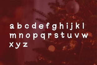 Christmas  Handwritten font Font Poster 3