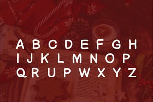 Christmas  Handwritten font Font Poster 2