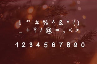 Christmas  Handwritten font Font Poster 4