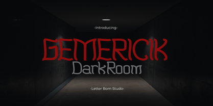Gemericik Font Poster 1