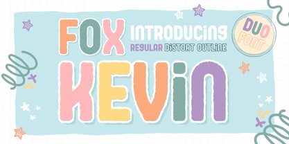 Fox Kevin Font Poster 1