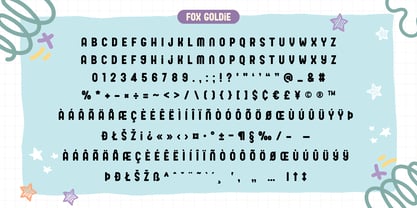 Fox Kevin Font Poster 8
