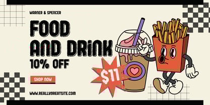 Fox Kevin Font Poster 5