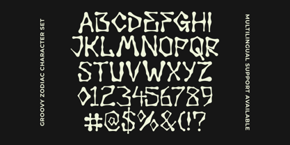 Groovy Zodiac Font Poster 6