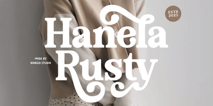 Hanela Rusty Font Poster 1