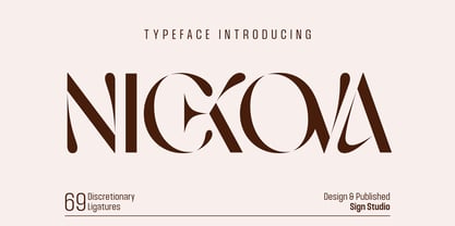Nickova Font Poster 1