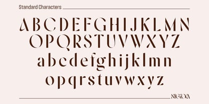 Nickova Font Poster 10